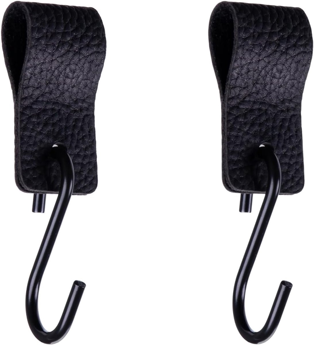 QUVIO S hook with leather strap - Clothes hooks - Clothes hangers - Storage - Hooks - Kitchen hooks - Metal - ShopVlot