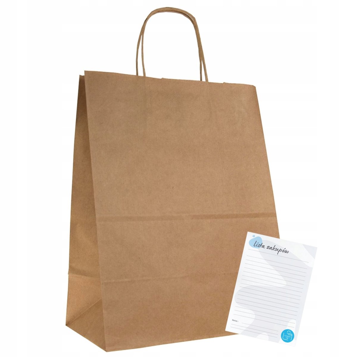 Bruine papierlades 25x15x32 cm - 10 stuks