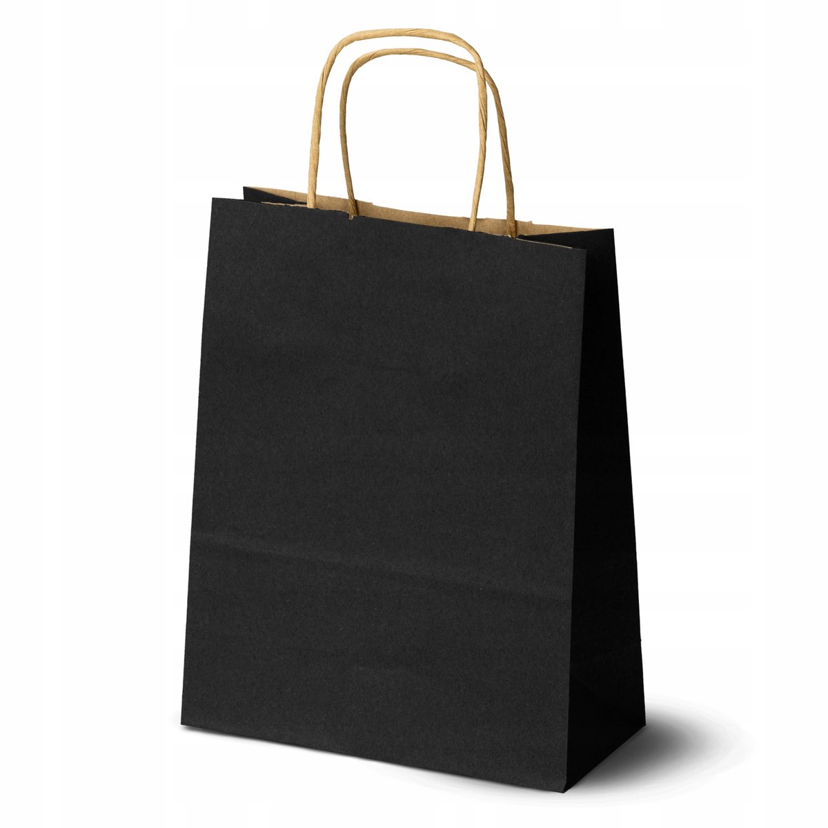 Zwarte papieren Cadeauzakjes 18x8x22,5 cm - 100 stuks