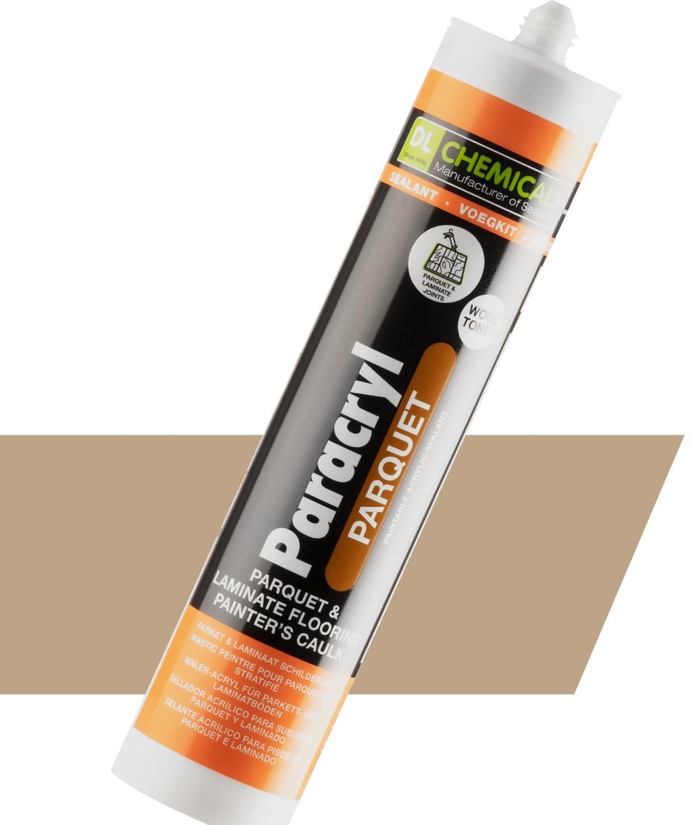 Parquet & Laminate, Wooden Floors, Joint Filler, Sandable, Wood Repair, Elastic Sealant for Connecting and Expansion - ShopVlot