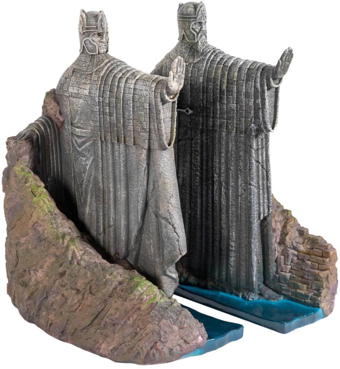 Famanu – Boekensteunen in thema van een iconisch fantasy-thema, decoratieve boeksteunen voor boekenliefhebbers, ideaal als cadeau en voor thuisdecoratie