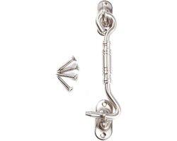 byou Storm hook, gate hook stainless steel multifunctional hook eye for shed gate garage door windows cabin 4 inch - ShopVlot