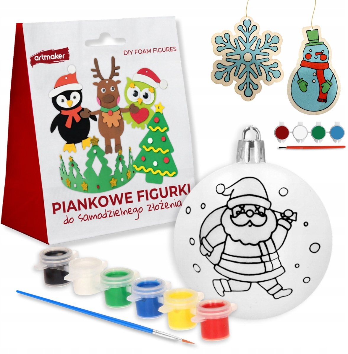 Kerst Knutselcadeau Set voor Kinderen - Mikołaj Thema