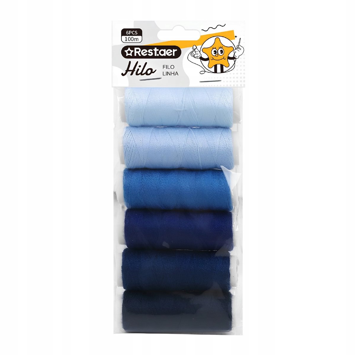 Gradient Blue Threads - Decoratief garen voor naaien en borduren