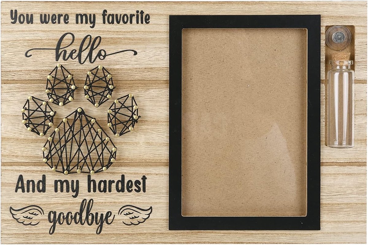 Pet Memorial Photo Frame Picture Frame Ornaments Funeral Articles Memorial Places and Funerals for Dogs Cats Pets - ShopVlot