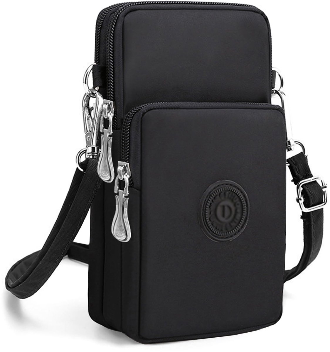 KXF Waterdichte Nylon Crossbody Tas Portemonnee Pols Tas Pouch Handtas Armband Case Crossbody Schoudertas Rits Mobiele - ShopVlot