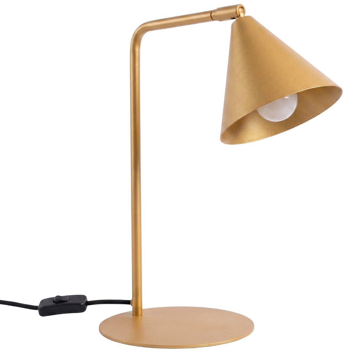 Sollux Lighting Tafellamp Nox - E14 - goud - staal - 18x18x35cm
