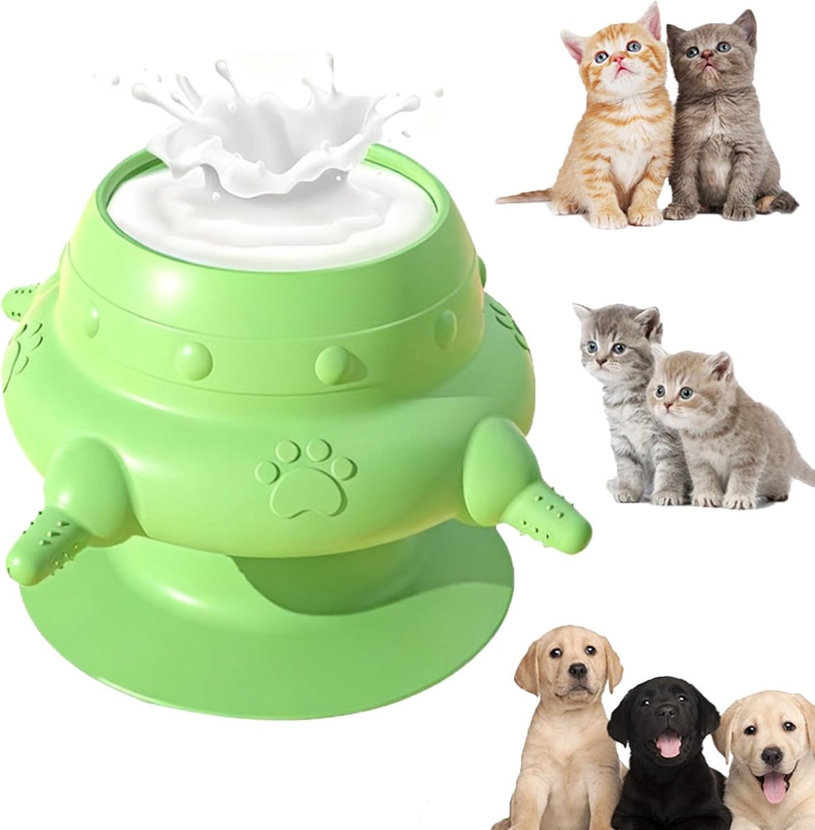 Silicone Puppy Feeding Station, Puppy Milk Food, Puppy Feeding Station, Puppy Food, Suction Food, Kittens, Puppies - ShopVlot