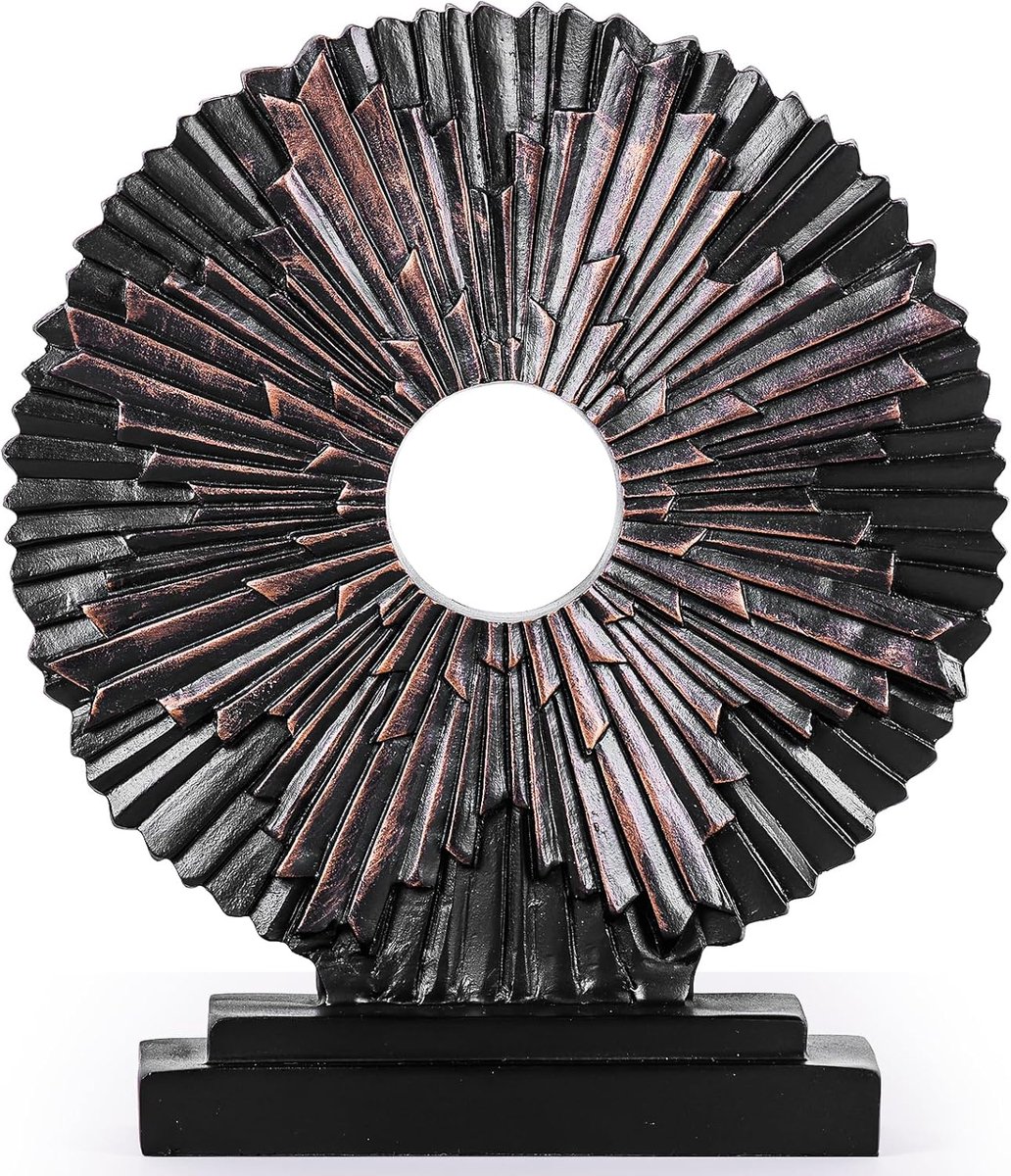 XMGZQ Black Modern Abstract Art Resin Statue Home Decoration,Home Decoration Sculpture Decoration Ornaments for Dining - ShopVlot