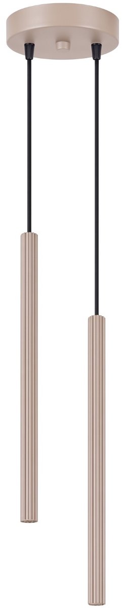 Sollux Lighting Hanglamp Arche - G9 - taupe - staal - 15x15x118cm