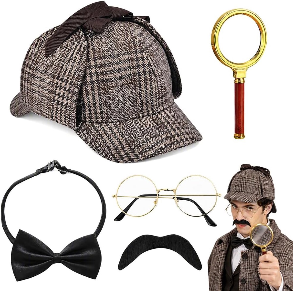 Accessoires voor detectief, Sherlock Holmes cosplay-accessoires - ShopVlot