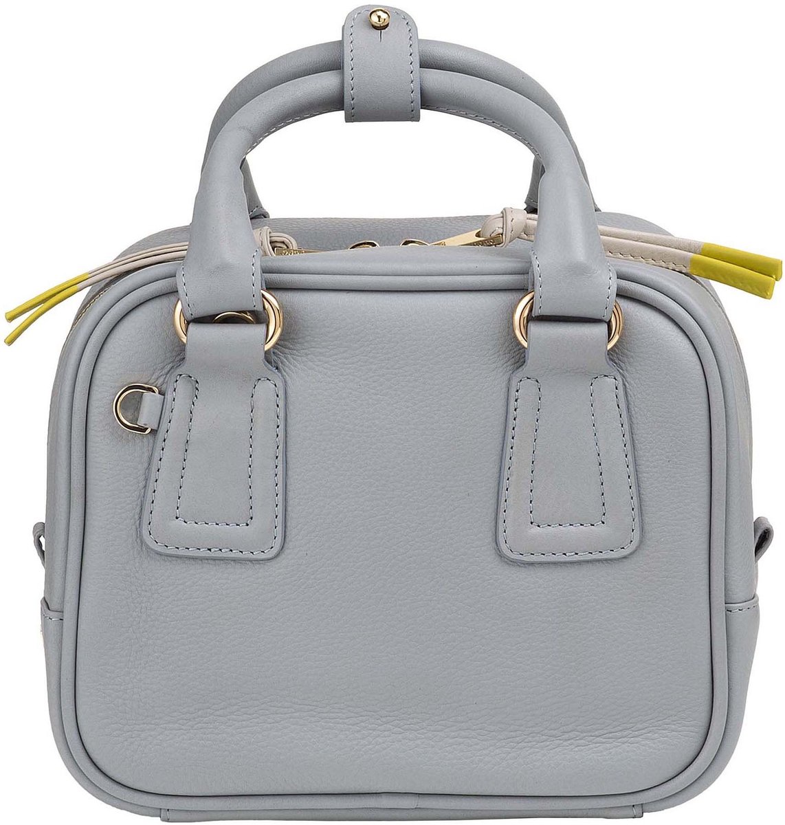 DuDu Skyline Handtas Leder 20.5 cm - Dames - cloud grey