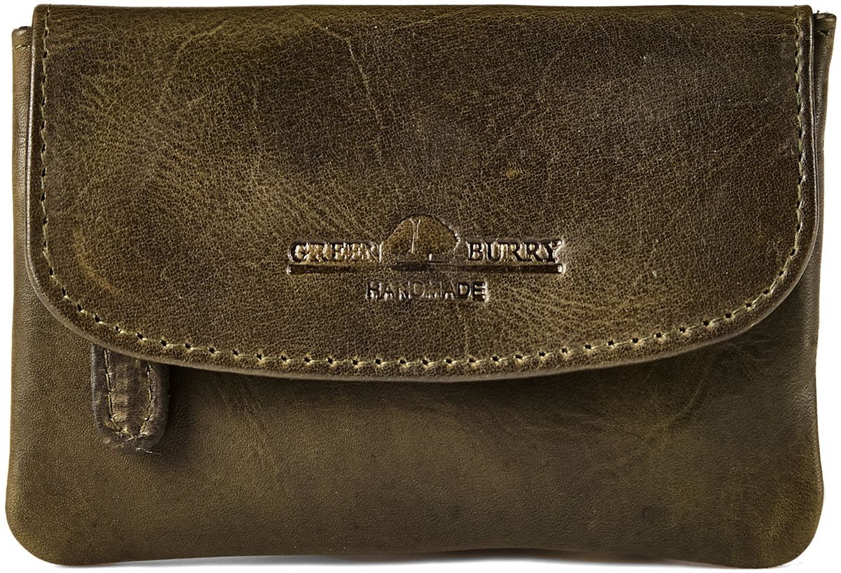 Greenburry Newport Sleutel portemonnee Leer 10 cm - british green