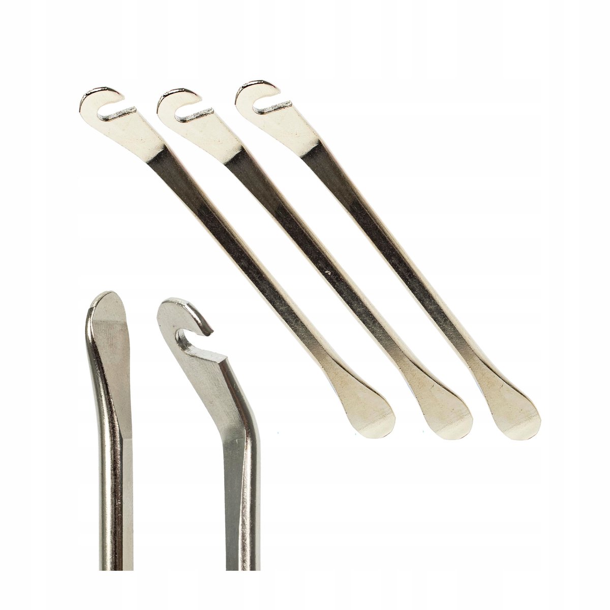 3x Stalen Bandenlichters Fiets met Haak - 12cm
