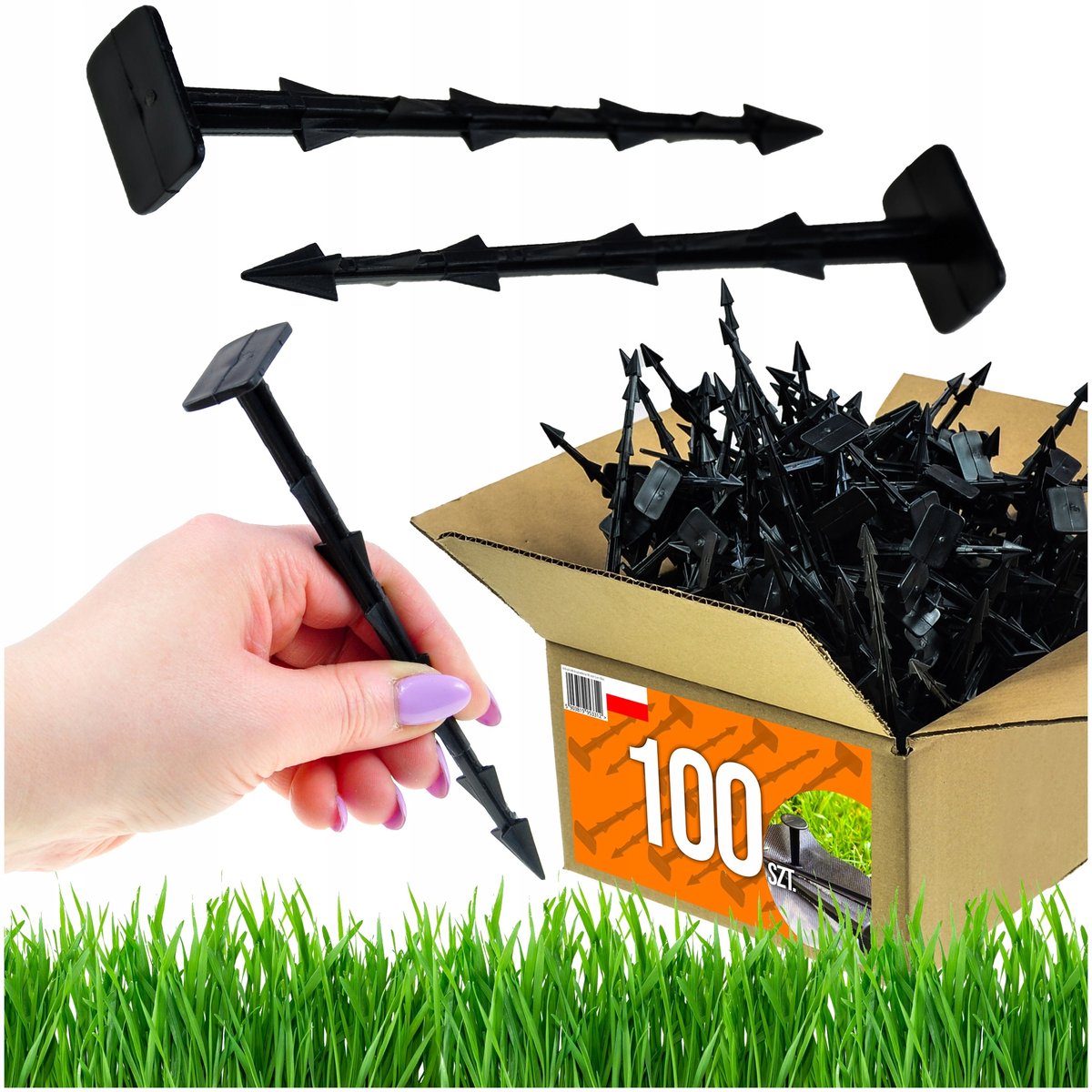 100x Agro Grondpennen 15cm - Sterk & Duurzaam voor Agrifolie