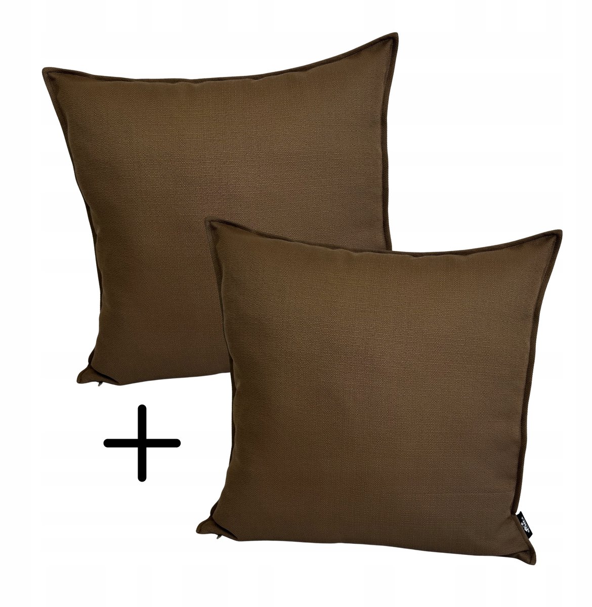 Set van 2 Decoratieve Kussens 45x45 cm - Mocca Bruin