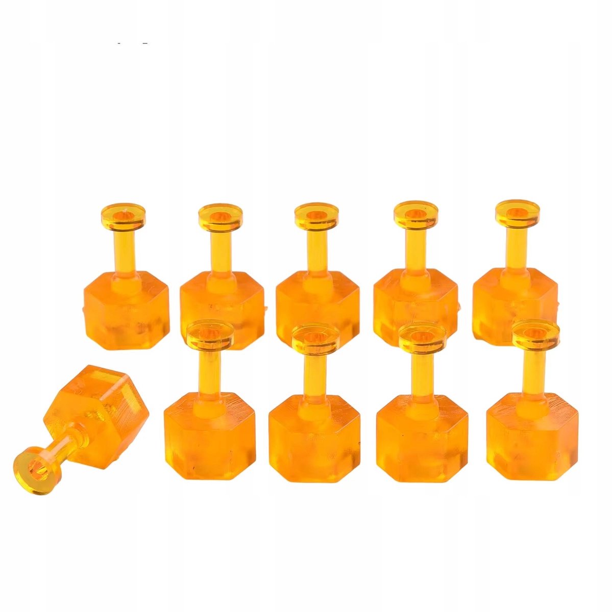 10x PDR Dents Verwijderings Paddestoelen - 9mm - Geel