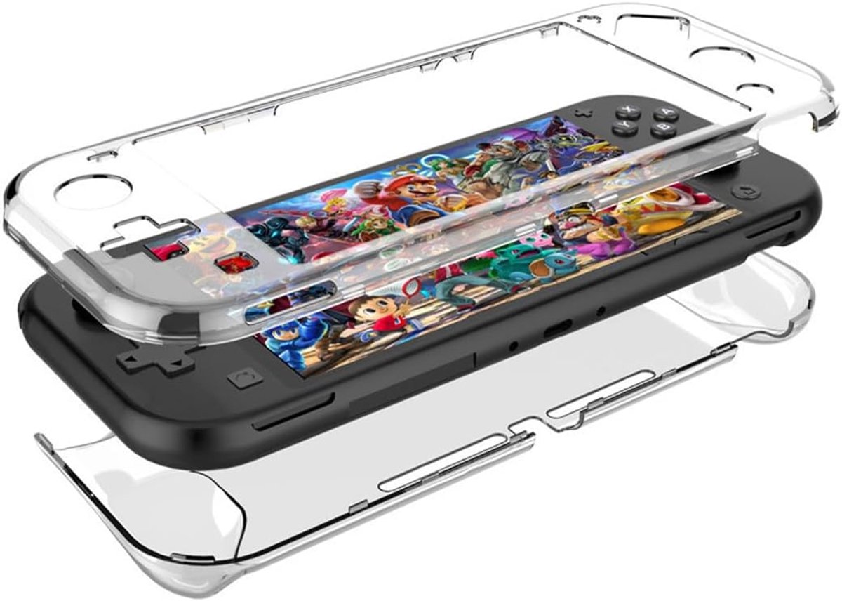 Case Compatible with Switch Lite, Switch Lite PC Crystal Case, Switch Light Case, Transparent - ShopVlot