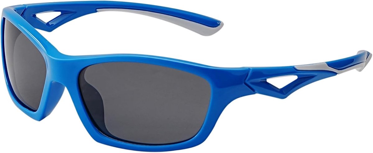 Polarised Sports Sunglasses for Kids Boys Girls (3-8 Years) Glasses Holder + Glasses Case - ShopVlot