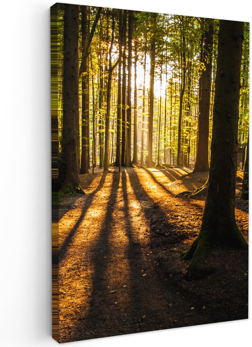 Famanu – Canvas schilderij voor kamerdecoratie, ideaal voor woonkamer en slaapkamer
