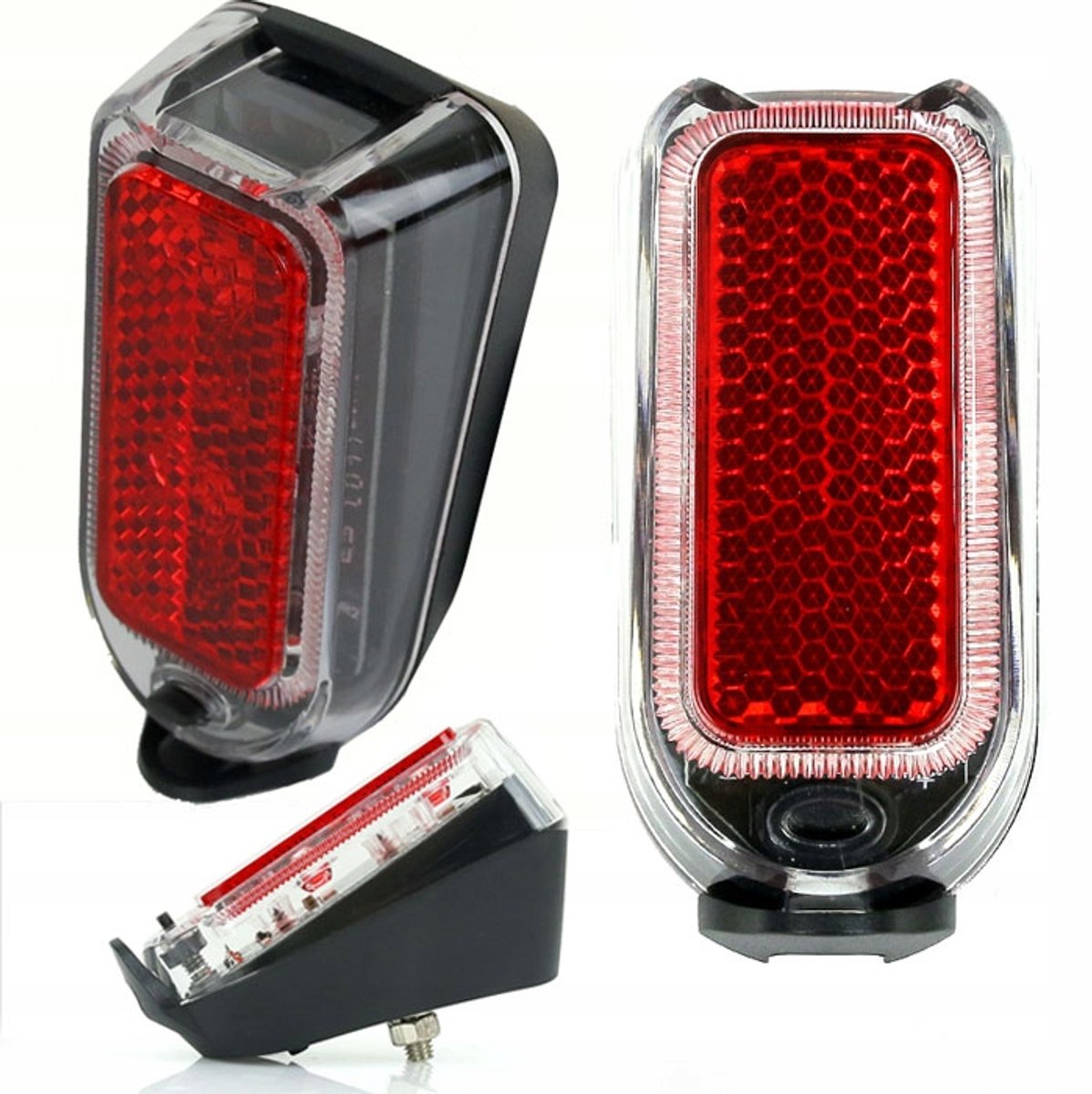 JET Achterlicht Fiets LED op Spatbord - Batterijgevoed