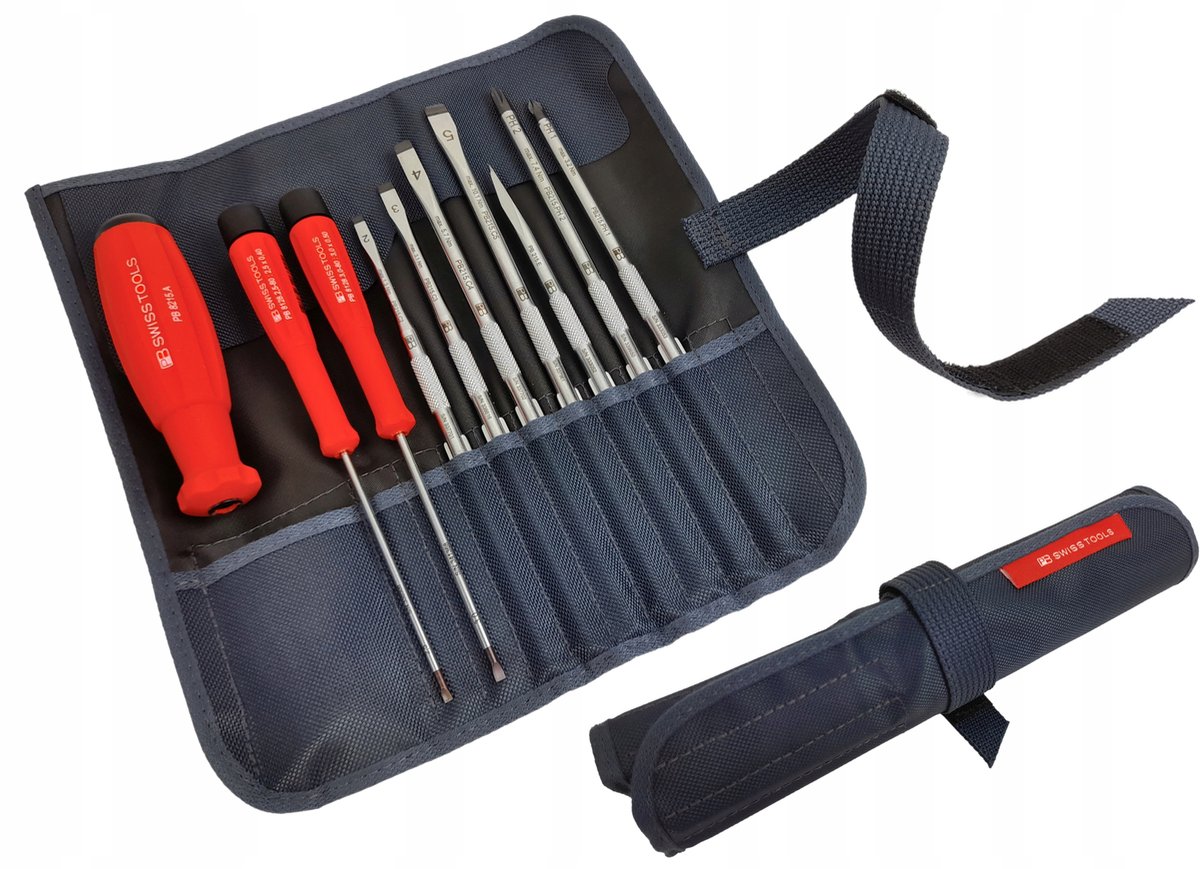PB Swiss Tools 8218: Set met Wisselbits Schroevendraaiers