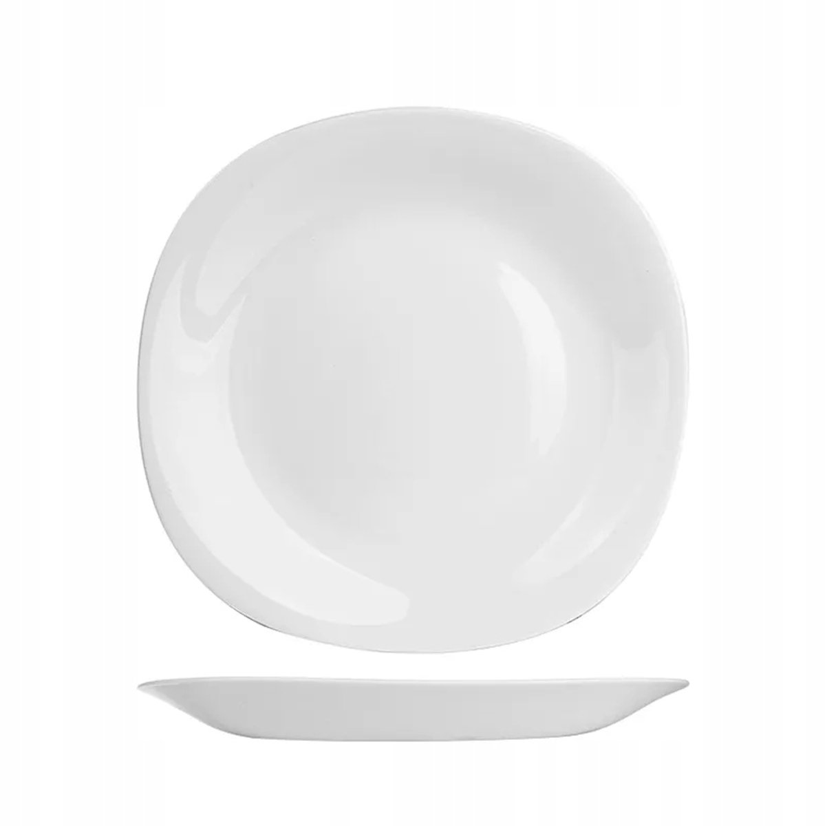 Altom Design Wit Harmony Bord 28cm Gehard Glas Wit