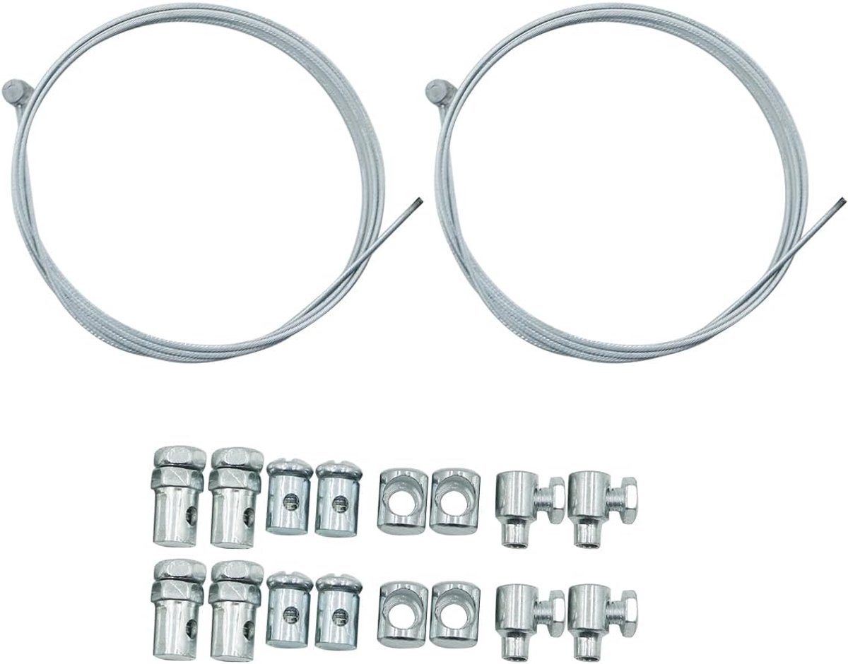 Sylen 2 sets universele motorfiets remkoppeling gaspedaal reparatieset voor alle modellen, noodgaskabel gaspedaal - ShopVlot