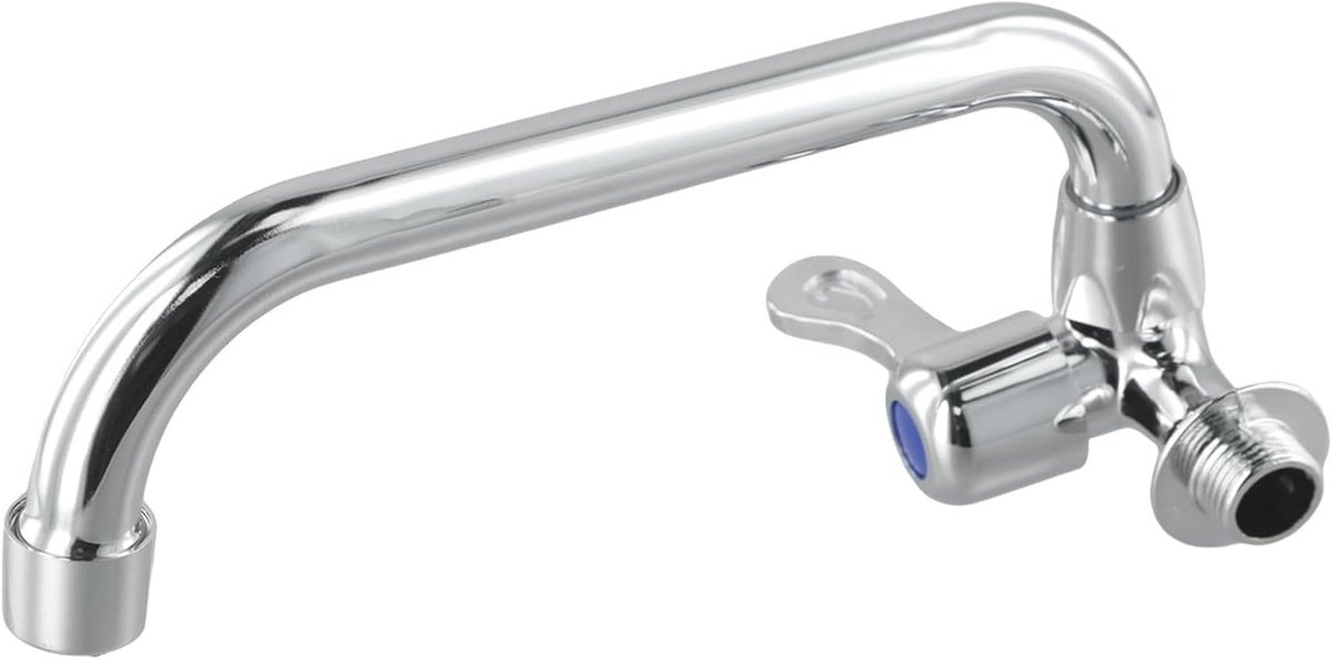 Aanrecht Kraan, Zinklegering Wandmontage Eengreeps Koud Water Kraan Purifier Filter voor Wastafel Chrome - ShopVlot