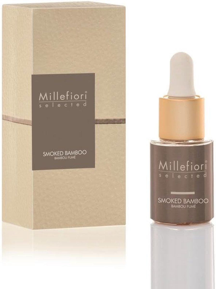 Millefiori Selected Fragrance Oil Water Soluble Fragrance with Smoked Bamboo 15ml, 22FISO - ShopVlot