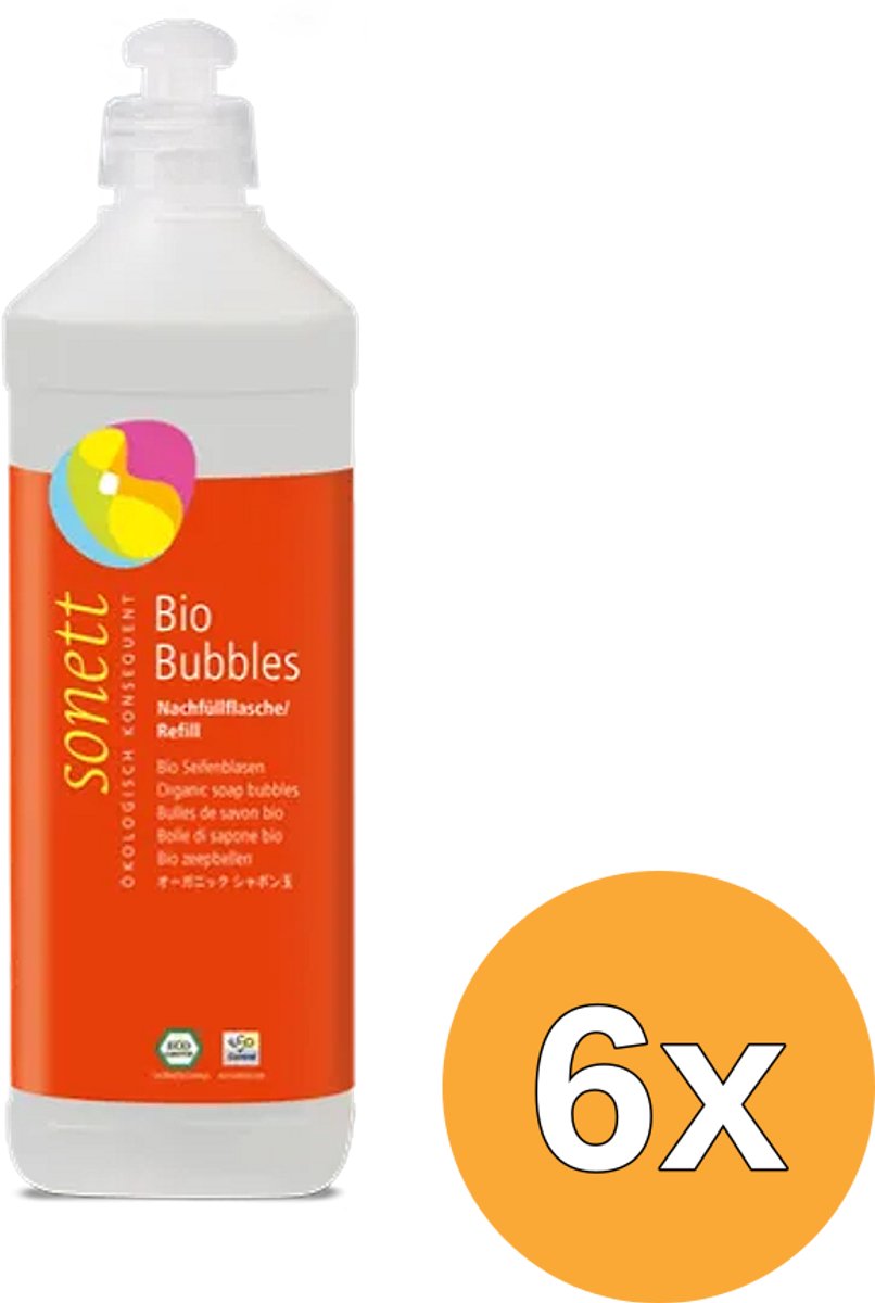6x Sonett Zeepbellen Navulling (500 ml)