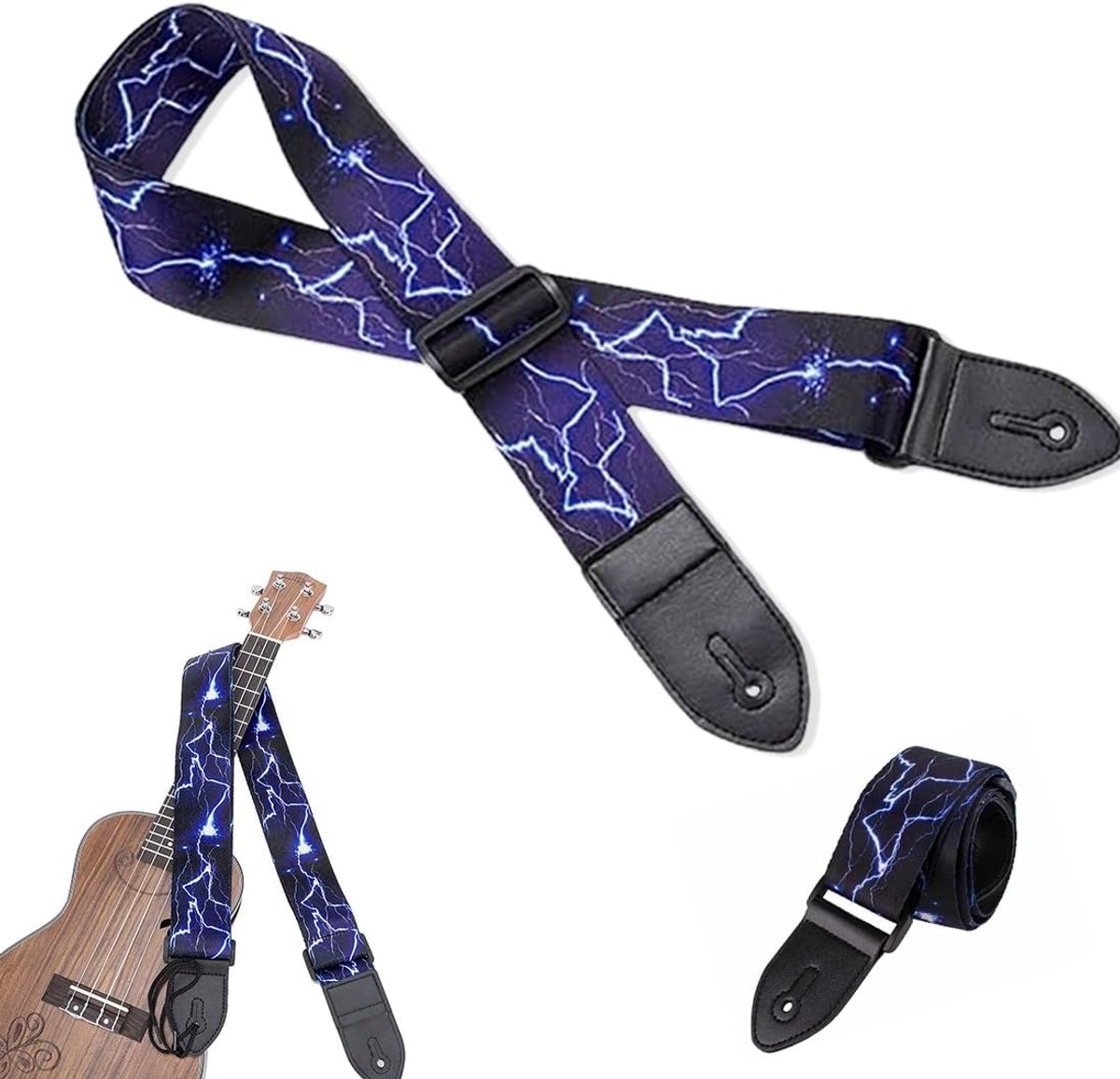 Guitar Strap - Verstelbaar - Gevlochten - Comfortabel voor elektrische en akoestische gitaar - ShopVlot