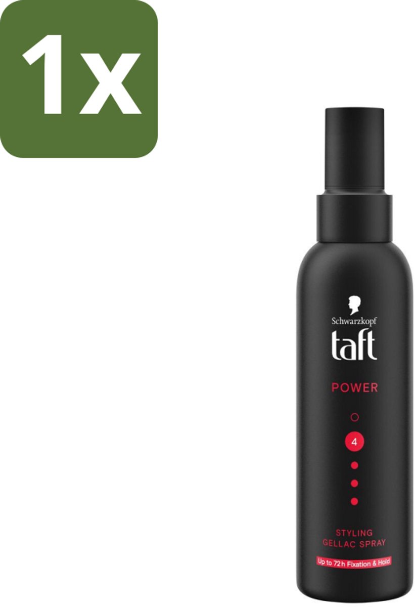 1 x Taft - Power 4 - Styling Gel Spray - 150 ml - Styling Gel Spray - Haar Styling - Hold Gel - Haar Fixatie - Haar Gel