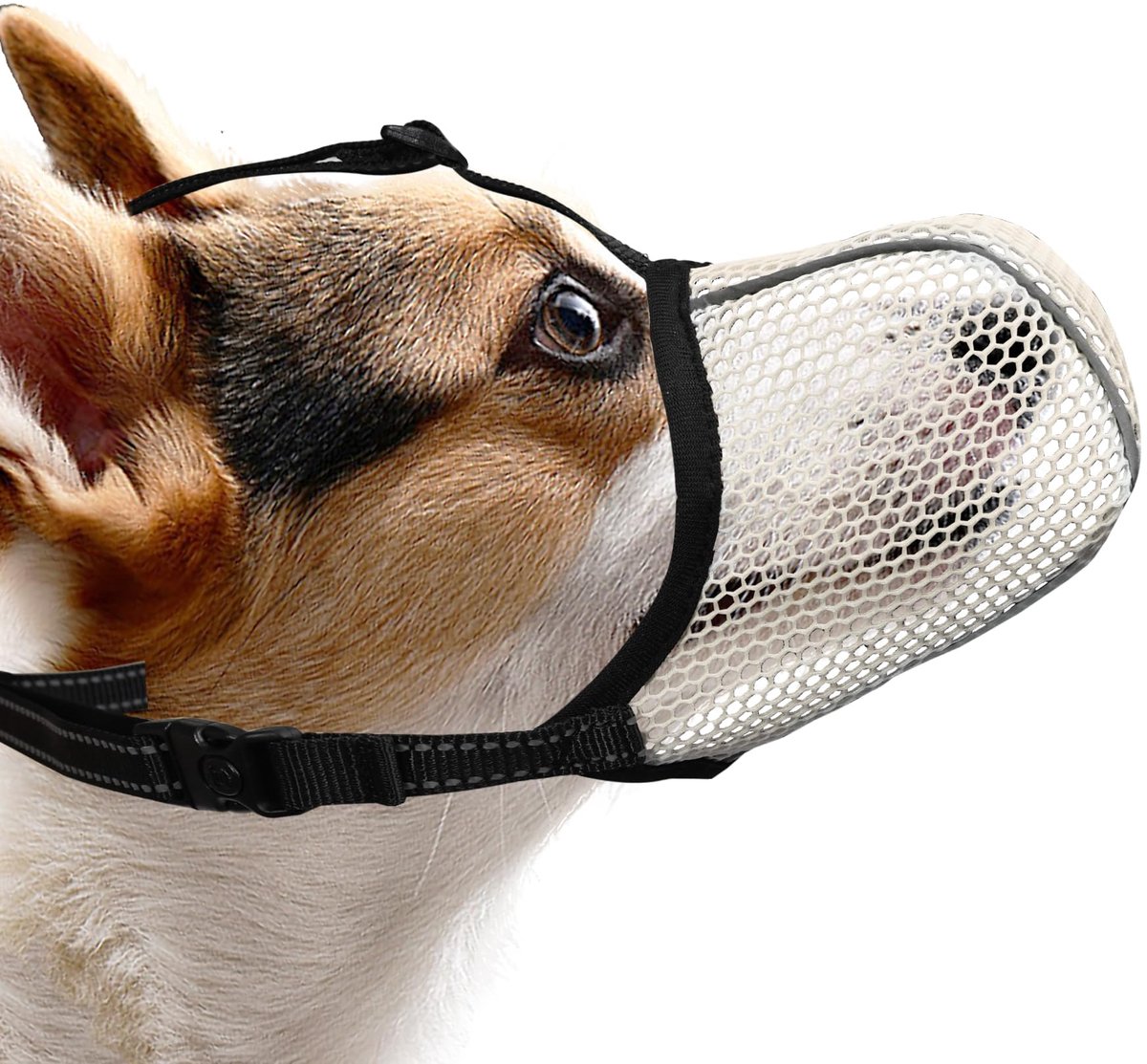 Honden Muilkorf Zacht Beige - Voor Kleine Honden - Ideaal voor Scavenging - Comfortabel en Veilig - ShopVlot