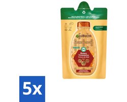5 x Garnier - Loving Blends - Shampoo Refill - Honing Goud - Beschadigd & Breekbaar Haar - 250 ml - Honing Shampoo - Haar Herstel - Beschadigd Haar - Breekbaar Haar - Honinghoning
