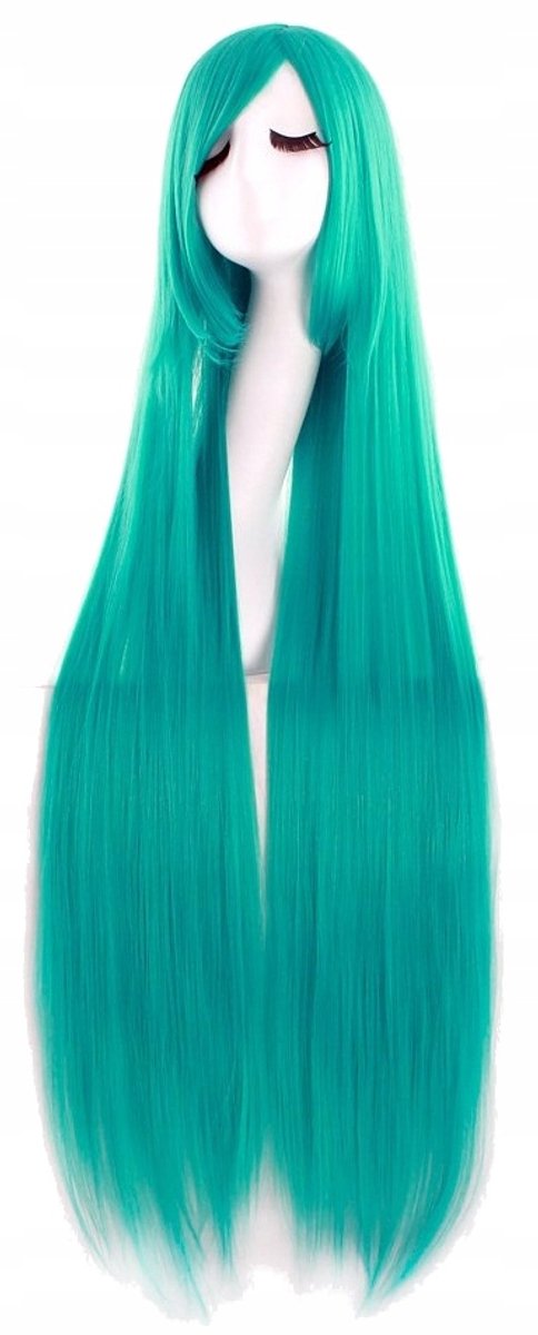 Cosplay Pruik 100cm Lang Anime Zeemeer Synthetisch Haar