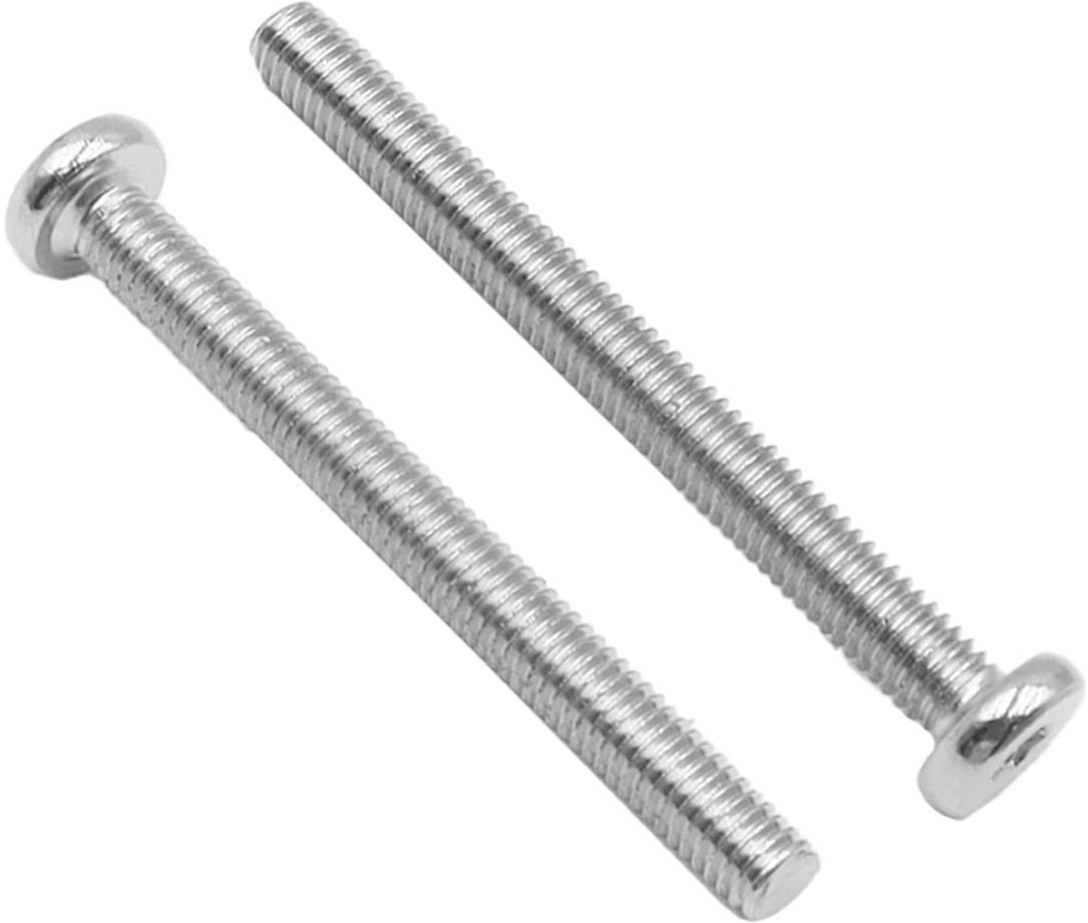 Zeskantschroeven M6 x 60 mm - koolstofstaal - platte kop - ideaal voor meubels - ShopVlot
