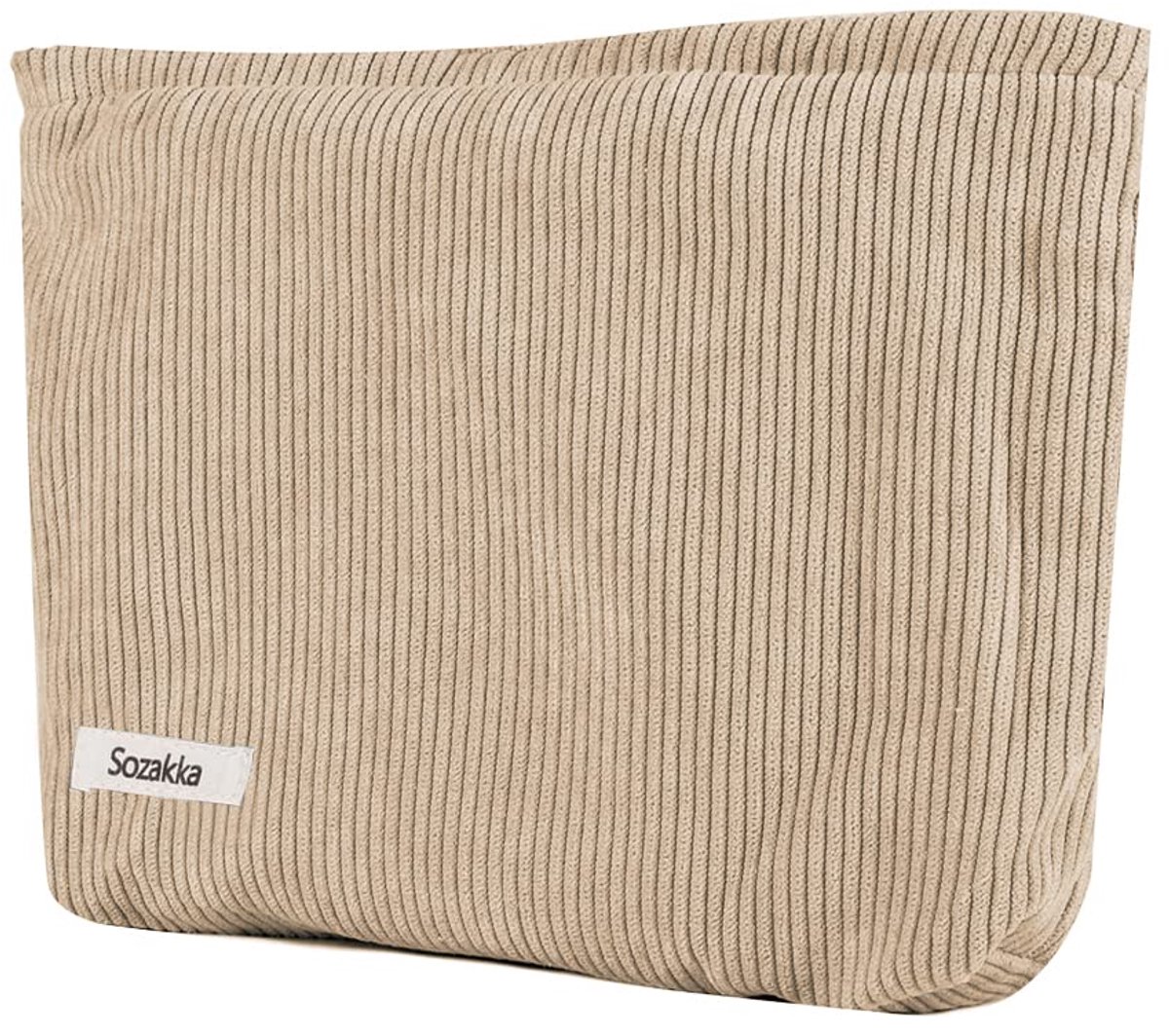 Make-up tas dames - linnen cosmeticatas - met ritssluiting - voor het opbergen van cosmetica - ShopVlot