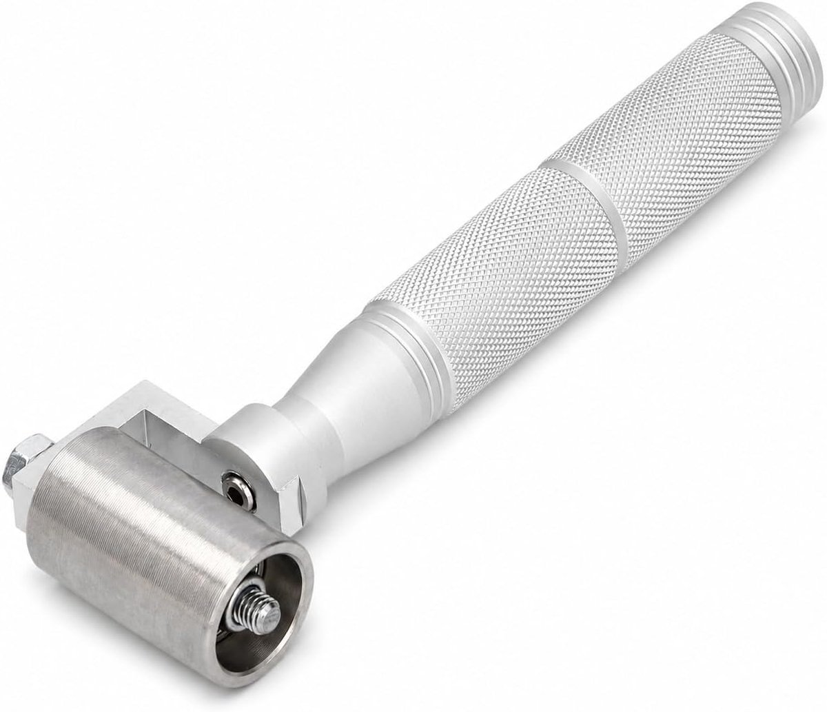 Drukroller 40 mm - RVS - Dubbel gelagerd - Perfect voor behang en creatief werk - ShopVlot