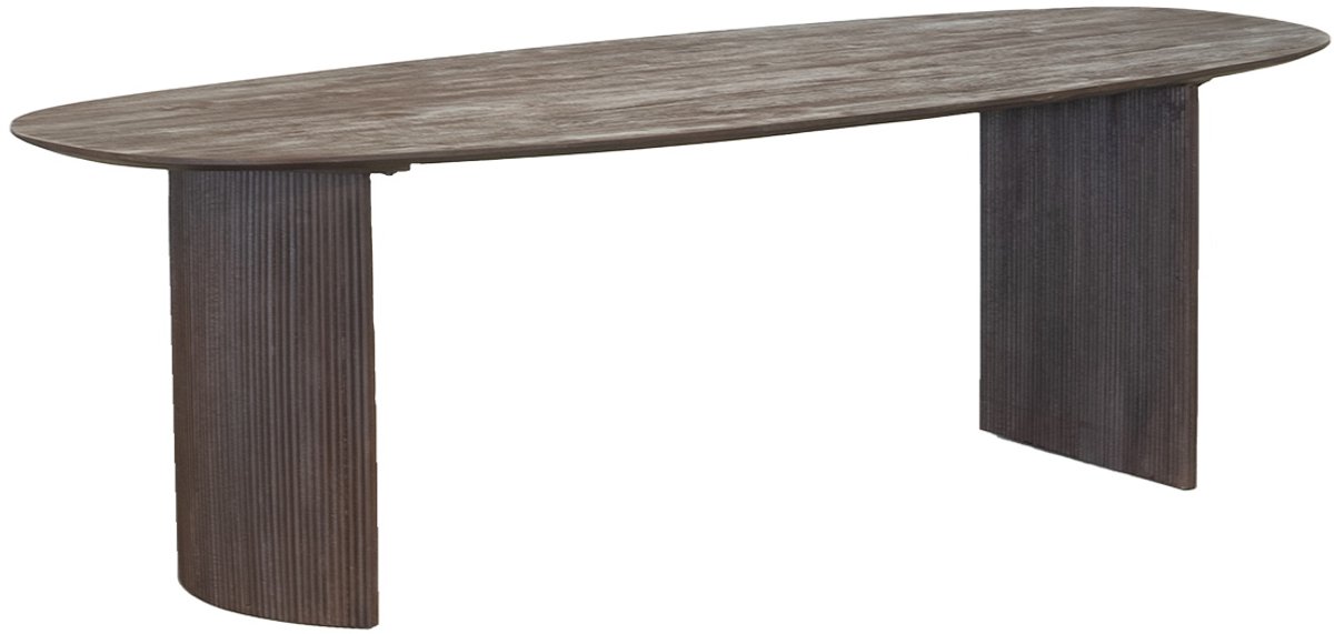 Giga Meubel Eettafel Feline - Deens Ovaal - Mangohout - 240cm