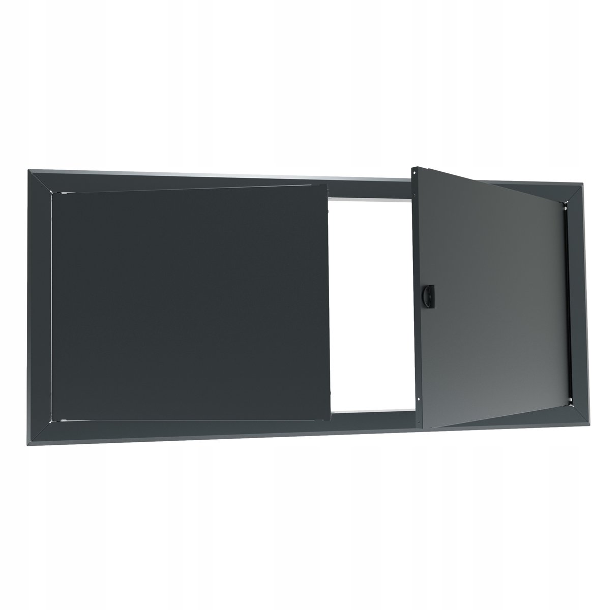 Merkloze Metalen Revisiedeurtjes 120x50 cm - Grafit RAL 7016