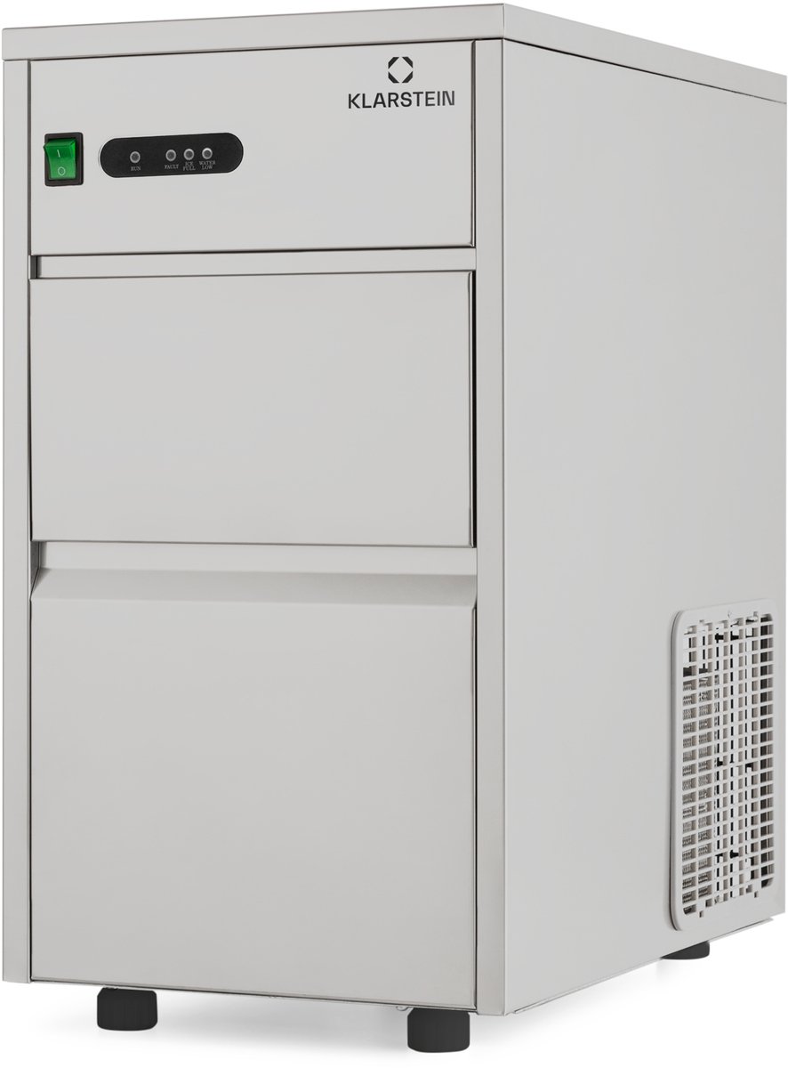 Bol.com Klarstein ijsblokjesmachine, Profi Ice Maker, ijsblokjesmaker voor Klare ijsblokjes, ijsblokjesmachine voor Gastro & Zuh... aanbieding
