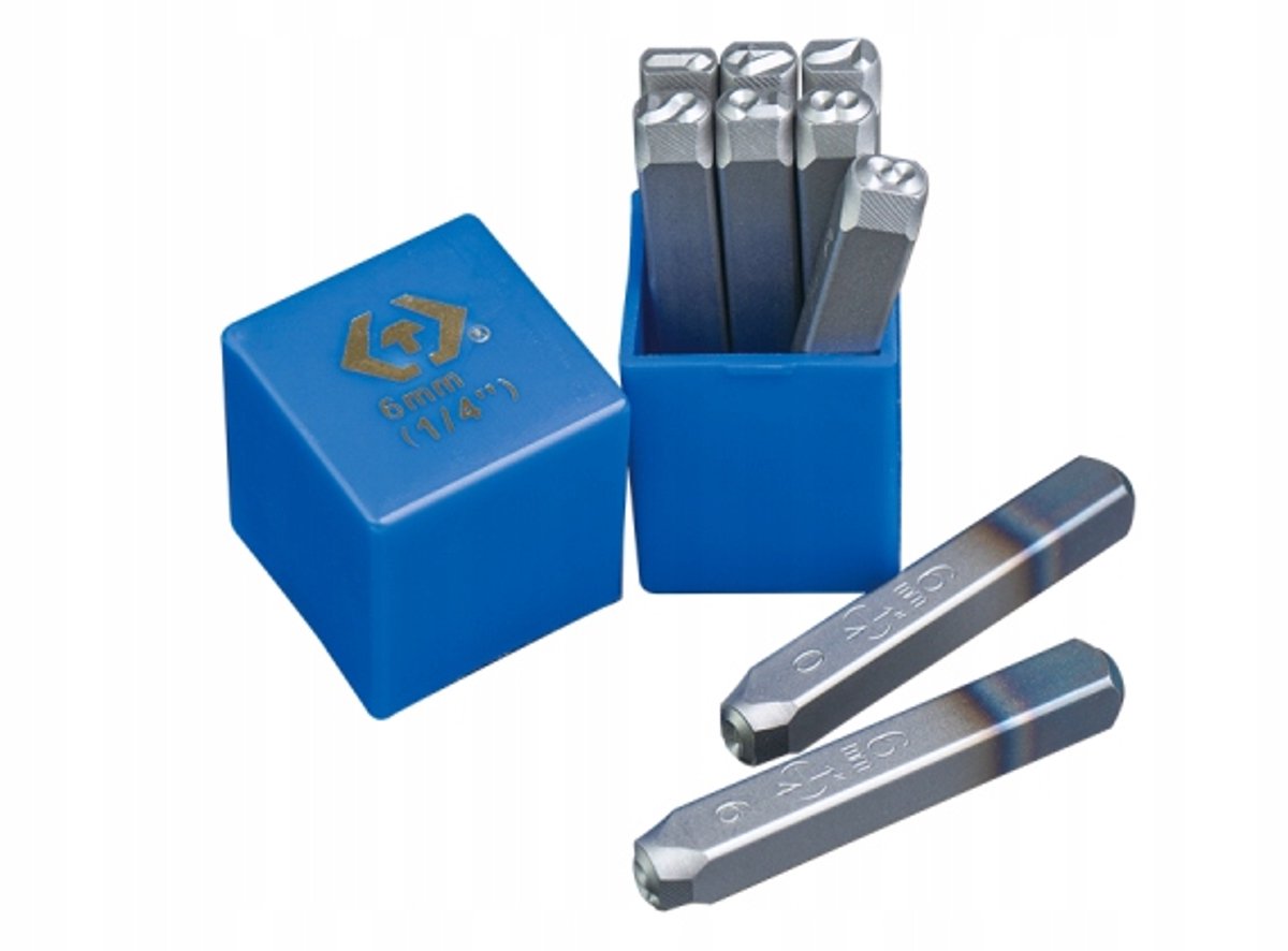 Nummerstempel 5mm (0-9) - Set van 9 stuks