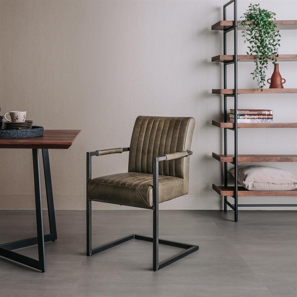 Tower Living Armstoel Ferro Stof Savannah Groen