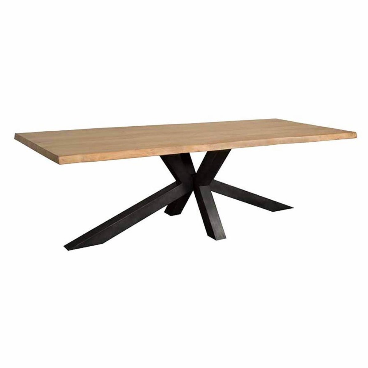 Tower Living Eettafel Sovana - Rechthoek Naturel Hout - 200x100x78cm