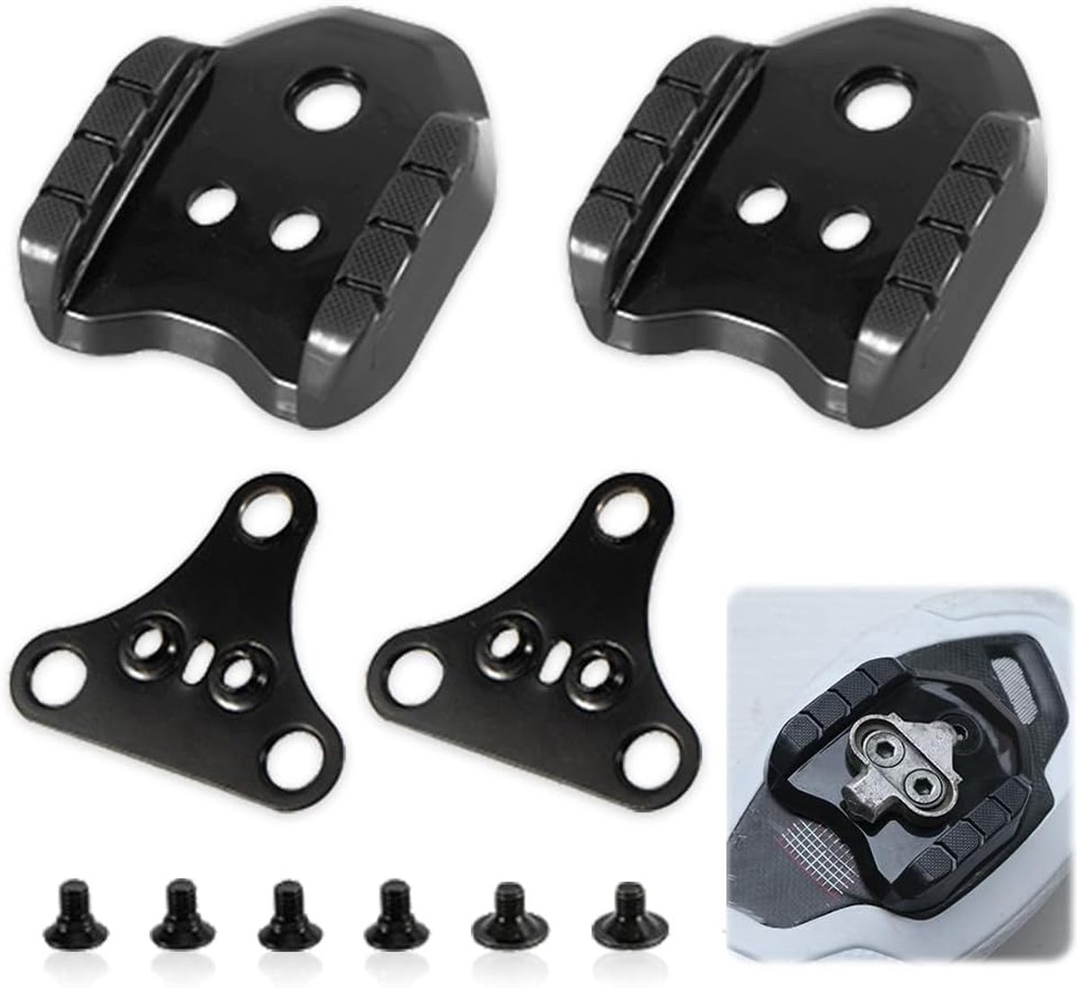 Fietspedalen SPD Platform Adapter - Makkelijk te installeren - Voor mountainbike en racefiets - Efficiënt ombouwen - ShopVlot