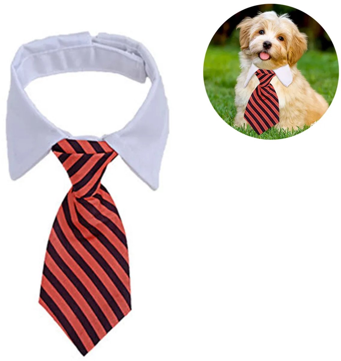 Hondenriemen, verstelbare hondenriemen, halsbanden Geschikt voor kleine honden en kittens, verzorgingsriemen, feestaccessoires, kerstkostuums.