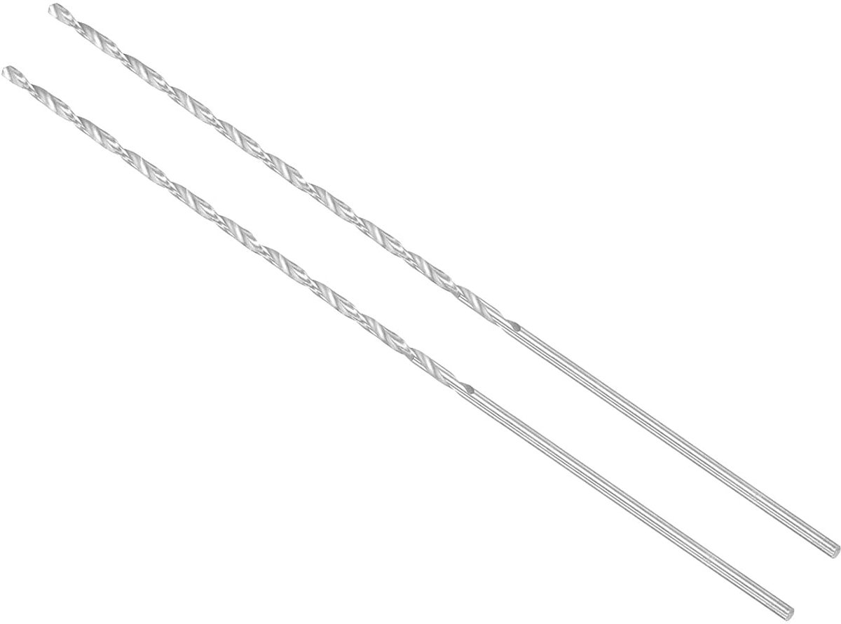 Twistboor 3 mm - Extra lange lengte 300 mm - HSS staal - Geschikt voor metaal en hout - ShopVlot