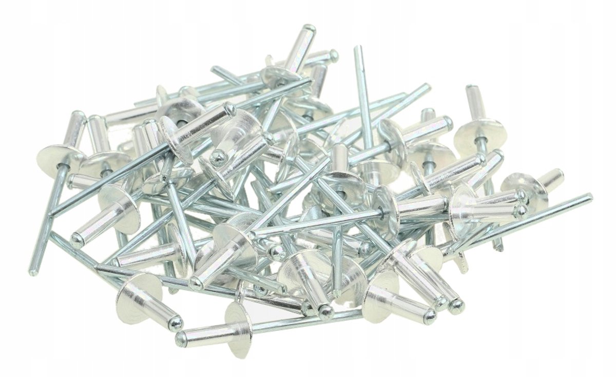 Aluminium Blindklinknagels met Grote Kop 4.8x10mm - 50 Stuks