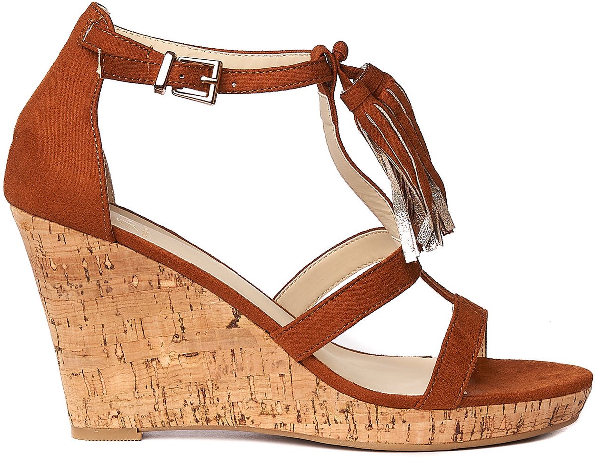 Platform sandalen 42 Bruin